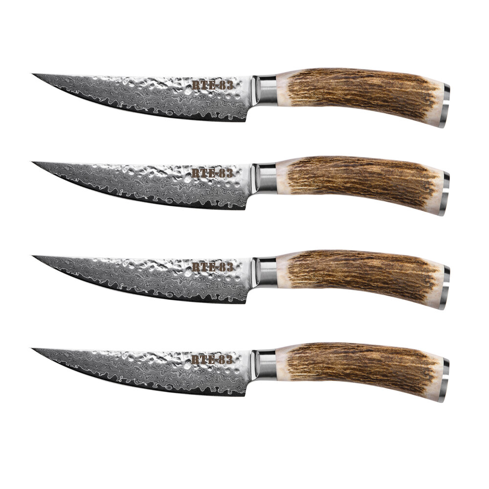 Bon Appétit Steak Knives - Set of 4  Steak knife set, Steak knives, Wooden  handle knife