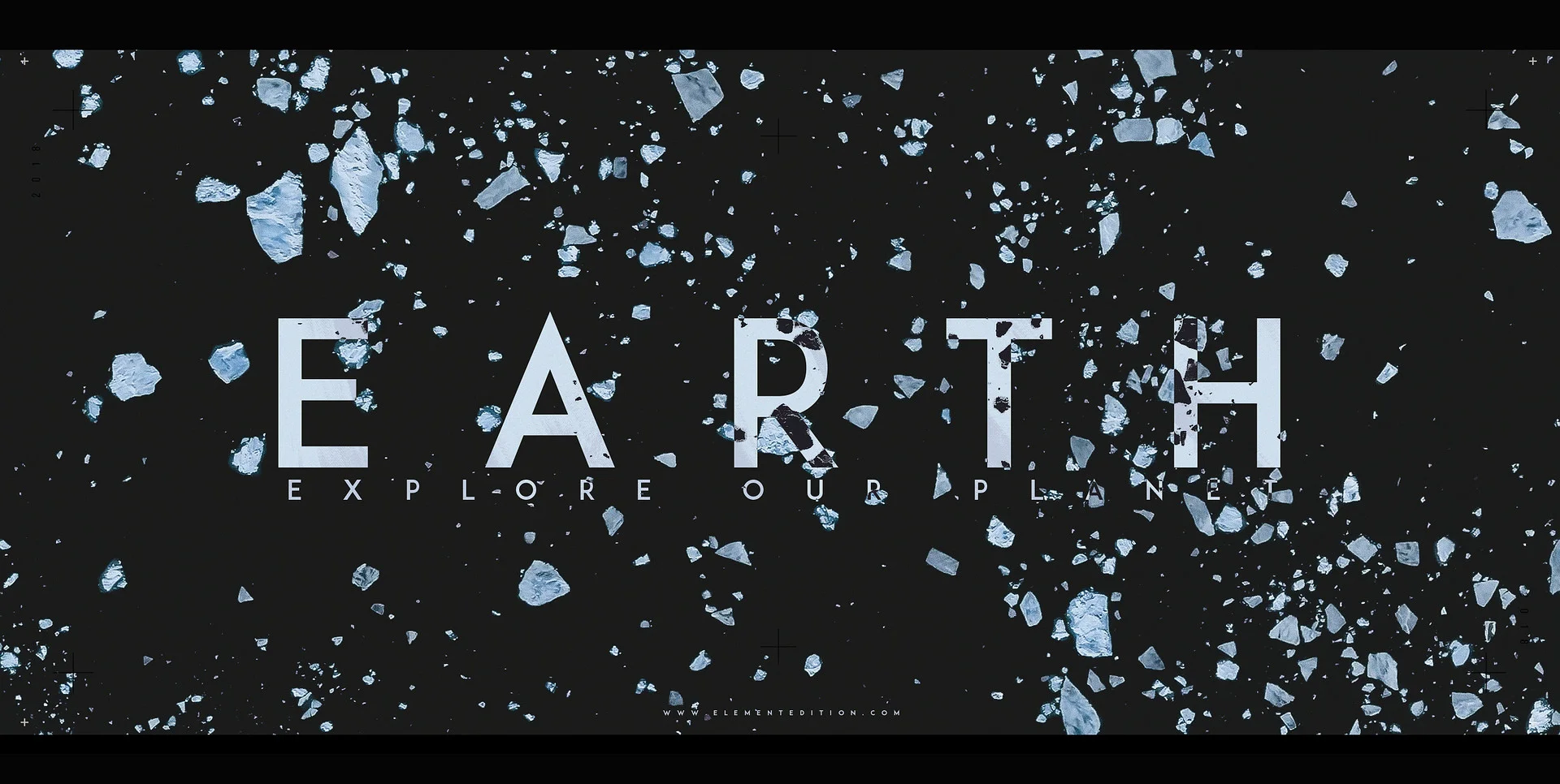  it's ice and ocean (looks like space) 