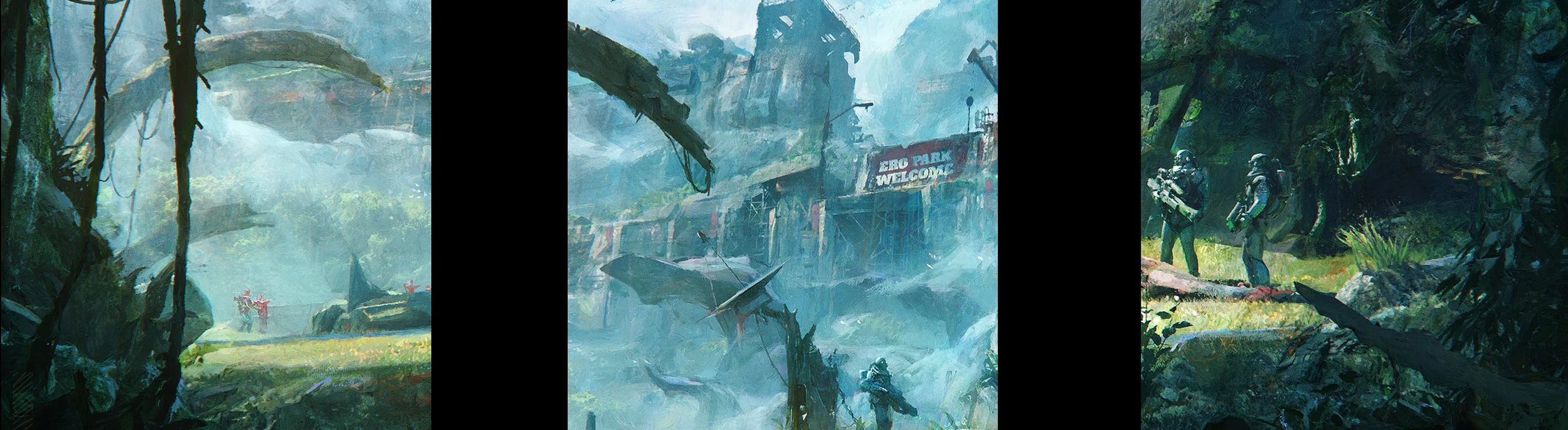  Keyshot for rendering the scene. Best for me 