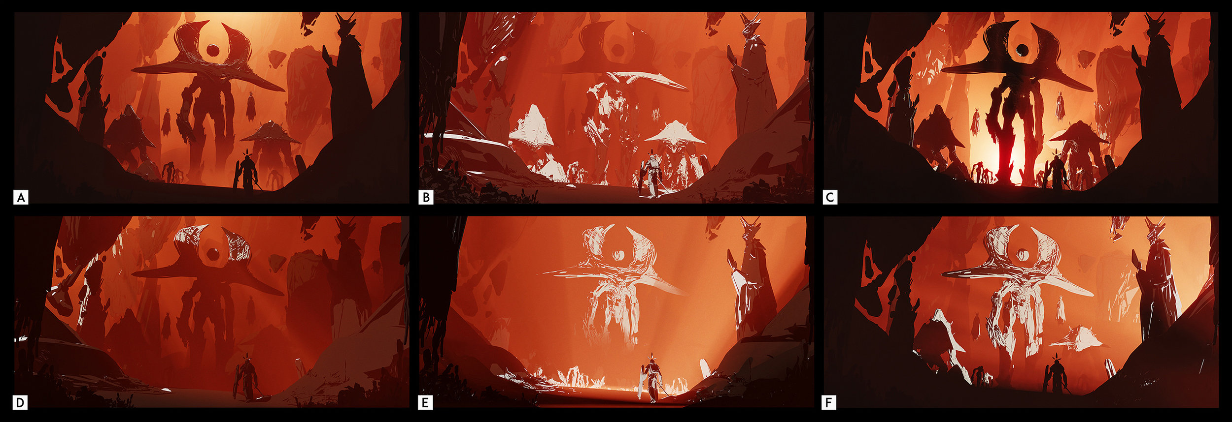  Various lighting settings. Different mood. 