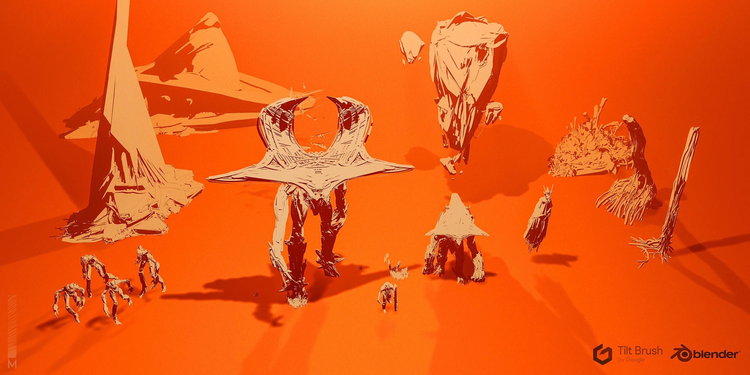  All this object's i created on tilt brush VR. 