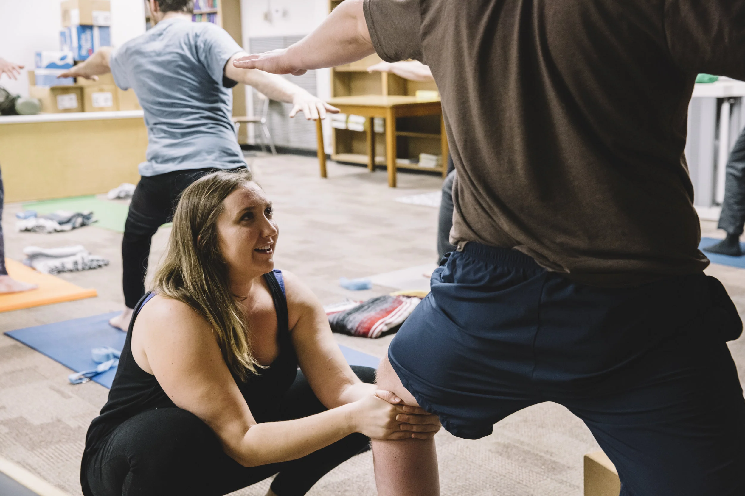 Mary Beth Harding I teach yoga because I believe it can be an accessible, powerful tool for empowerment, relaxation, and self-care for everyone, every body.