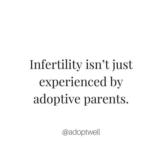 It&rsquo;s National Infertility Awareness Week.

Infertility and adoption, while two separate journeys, are often topics of conversation that go hand in hand.

Of course not all people pursue adoption after experiencing infertility, but many do.

How