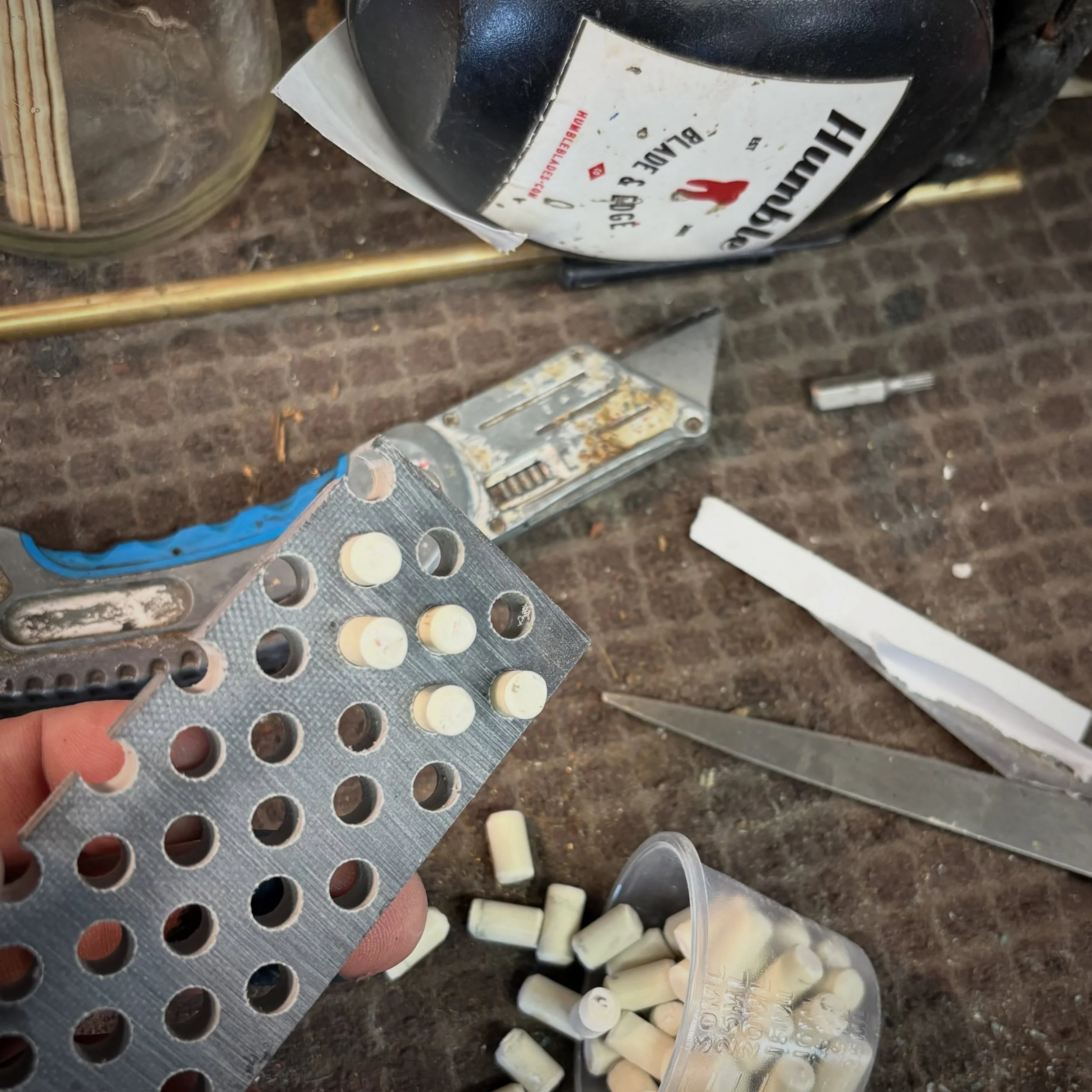 Three ways to get awesome scales for a knife&hellip;
1. Have someone else glue (not cool, expensive)
2. Buy super rare or exotic (cool, expensive)
3. Make them (cool, not expensive)
