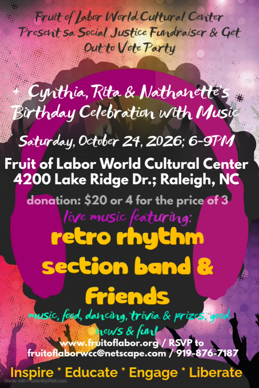 Social Justice Fundraiser and Get Out to Vote Party