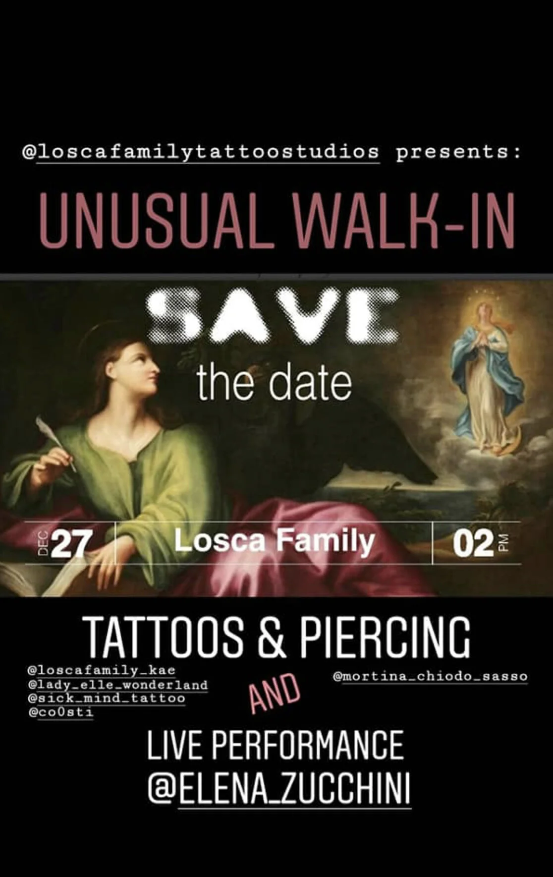 Elena &amp; Guitar Live @ Losca Family Tattoo Studio