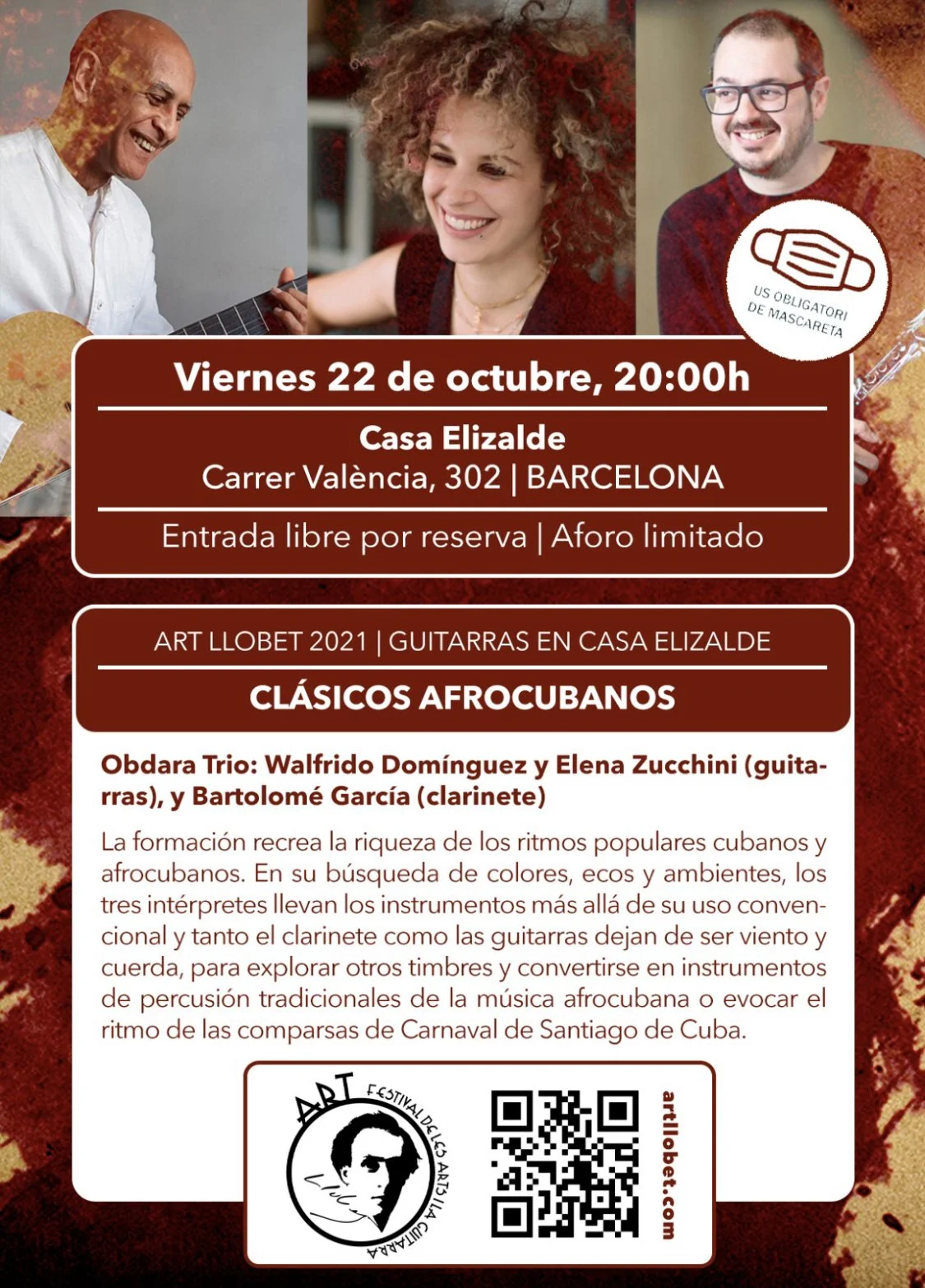 OBDARA TRÍO live en Casa Elizalde