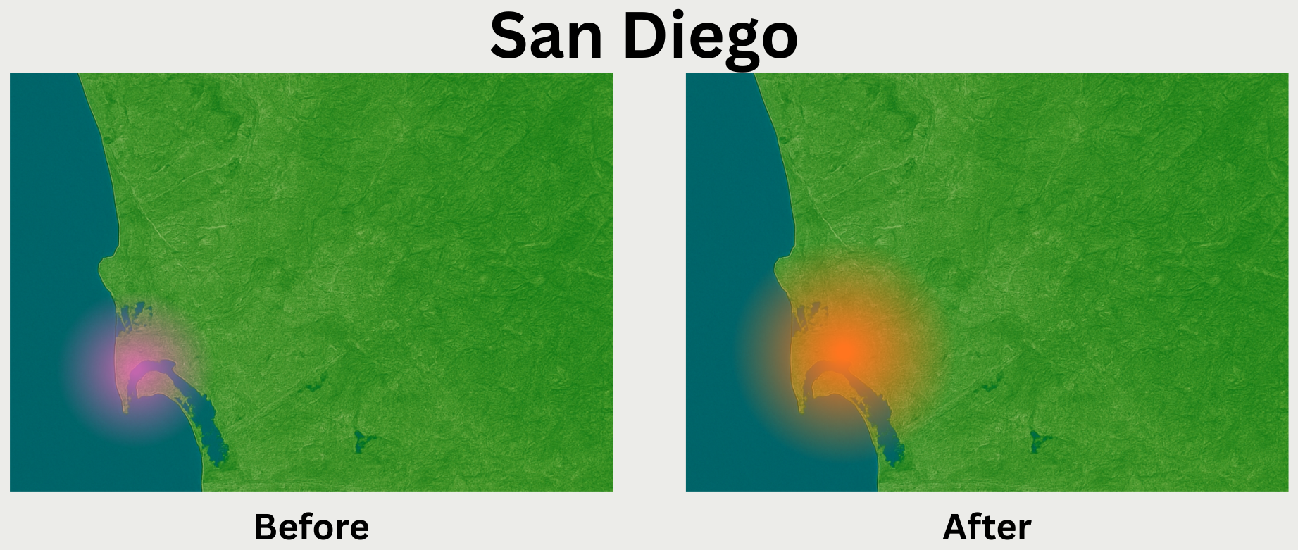 San Diego MaxxCasting Map
