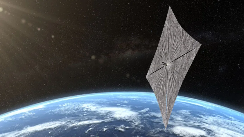 LIGHTSAIL 2 Artist's concept of LightSail 2 above Earth. Image courtesy of Josh Spradling / The Planetary Society