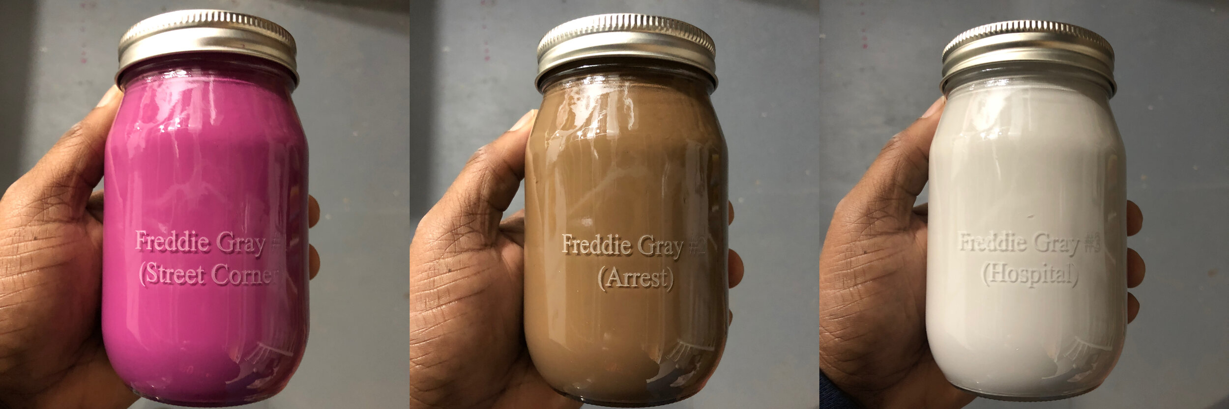 Three Deliberate Grays For Freddie (A Memorial for Freddie Gray) (2018)