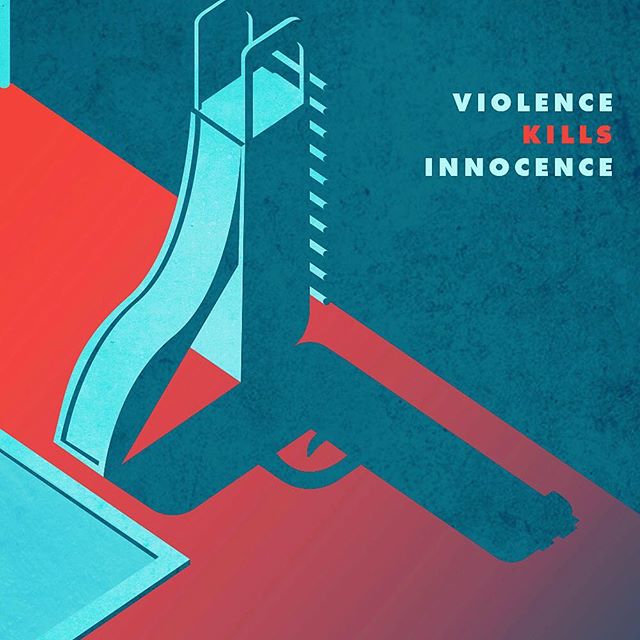 Violence kills Innocence

#gunviolenceawareness 
#gunviolence 
#illustration #art #artdirection #posterdesign #conceptual #sketch #gallery #illustrator #artwork #graphic #design