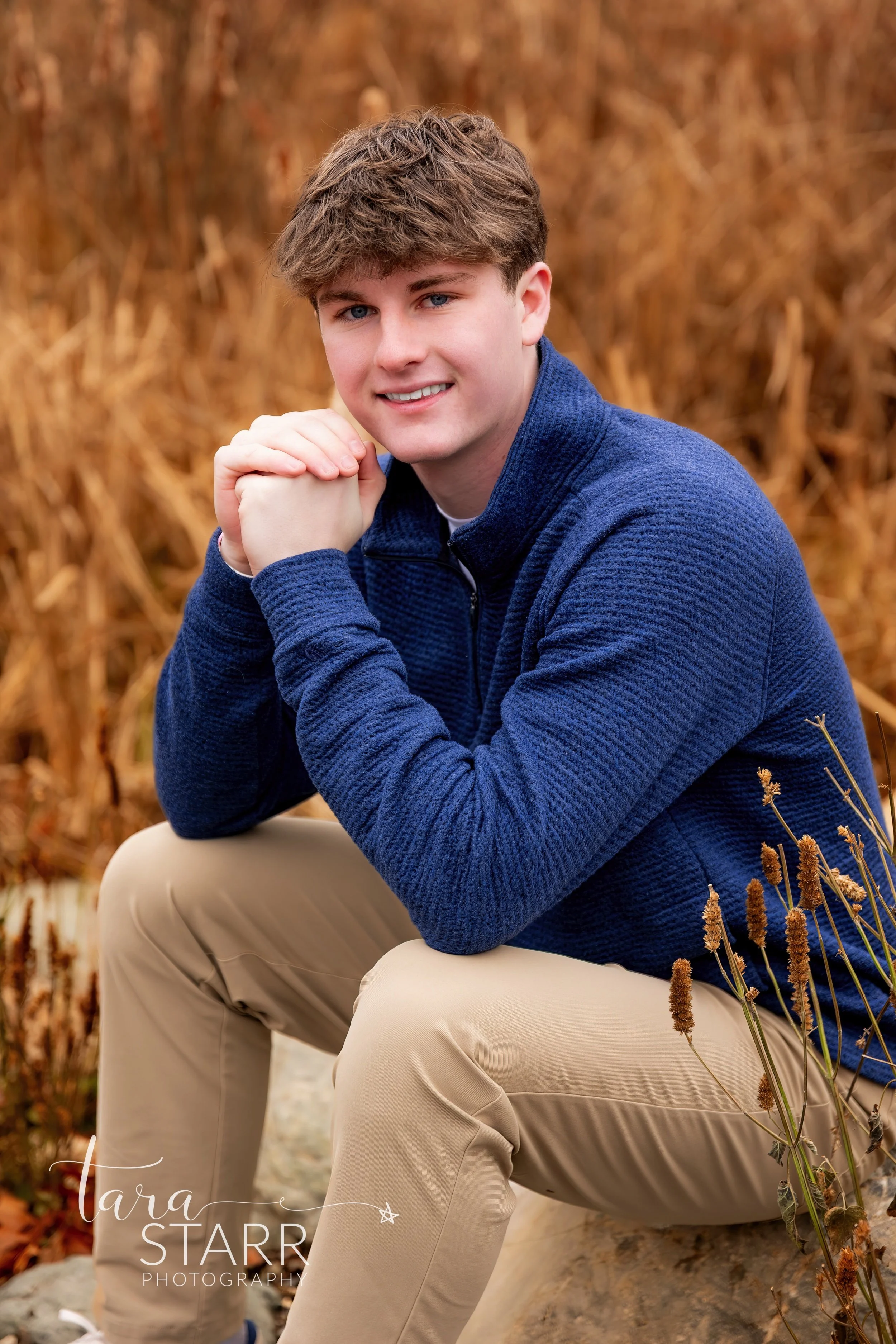 Boy's Senior Portrait Session In Reading, Massachusetts