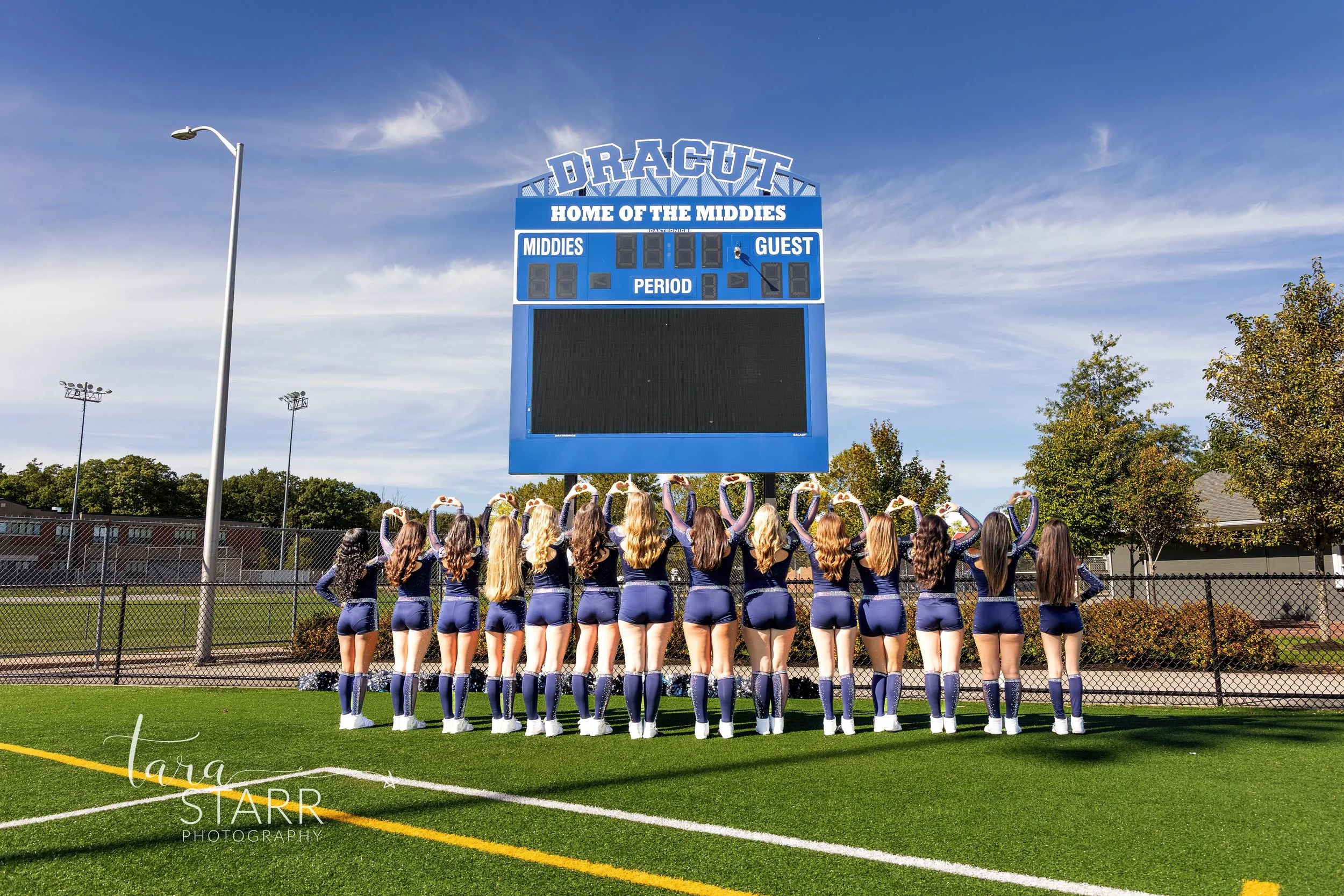 Varsity Cheerleading Team Media Day