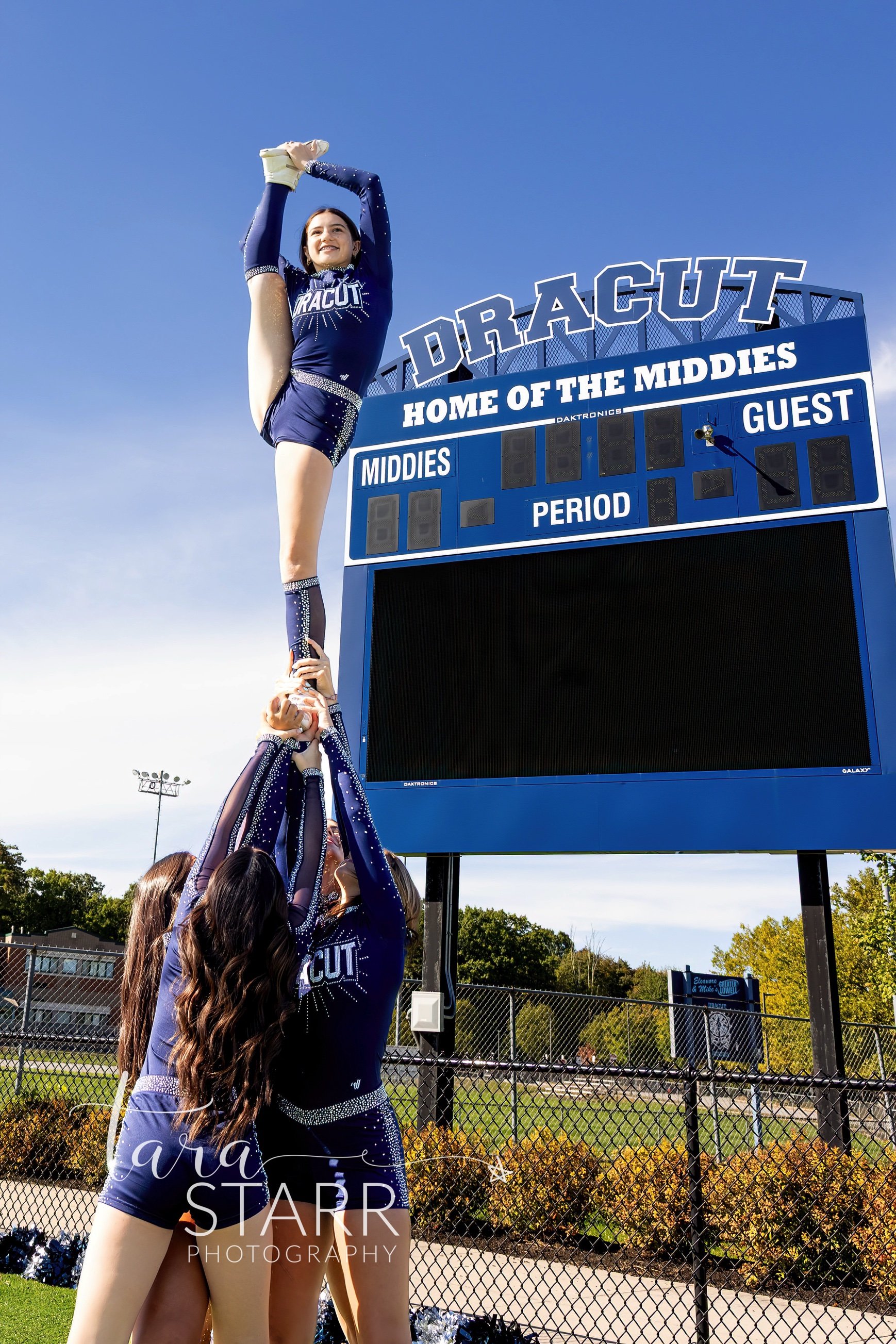 Varsity Cheerleading Team Media Day