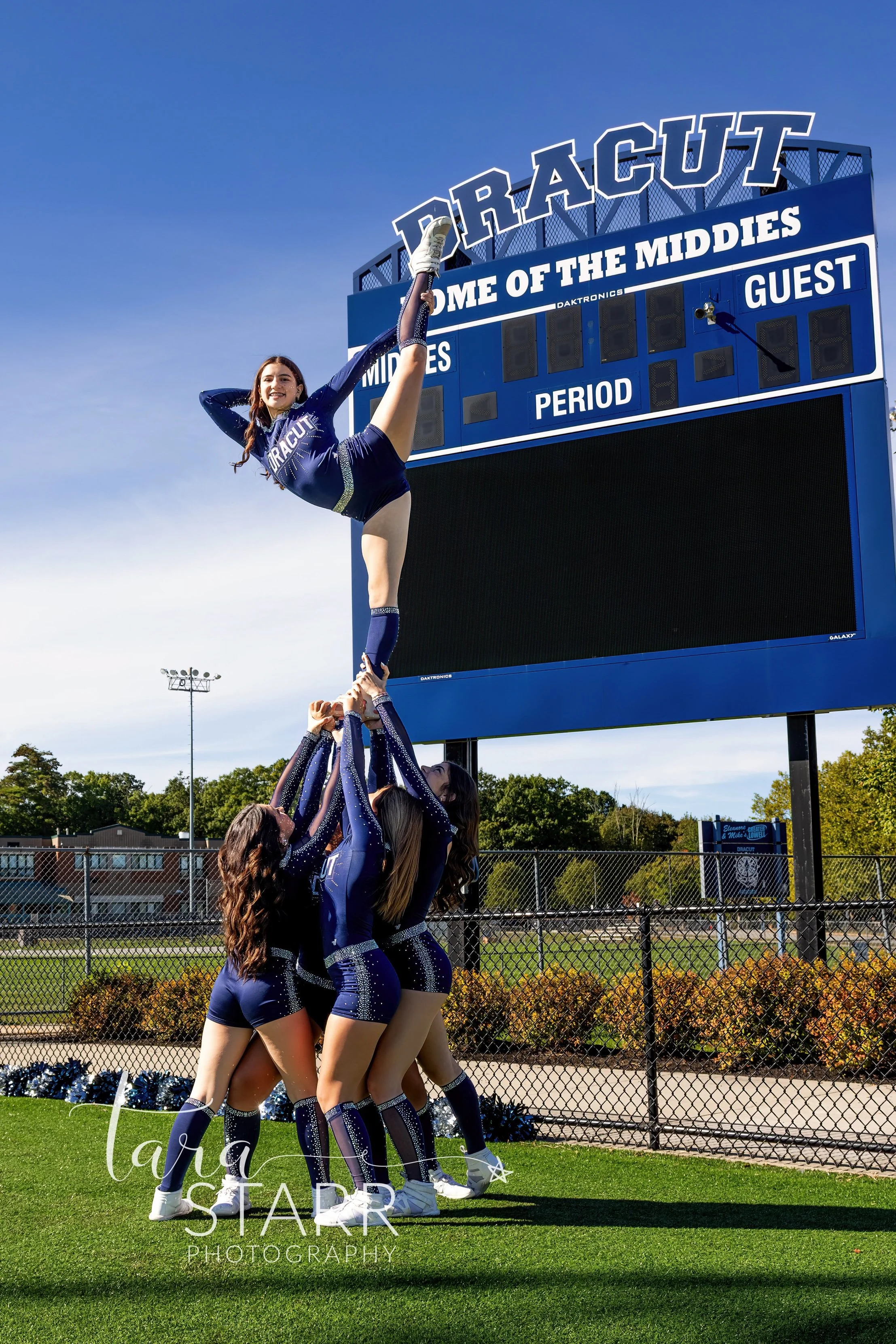 Varsity Cheerleading Team Media Day