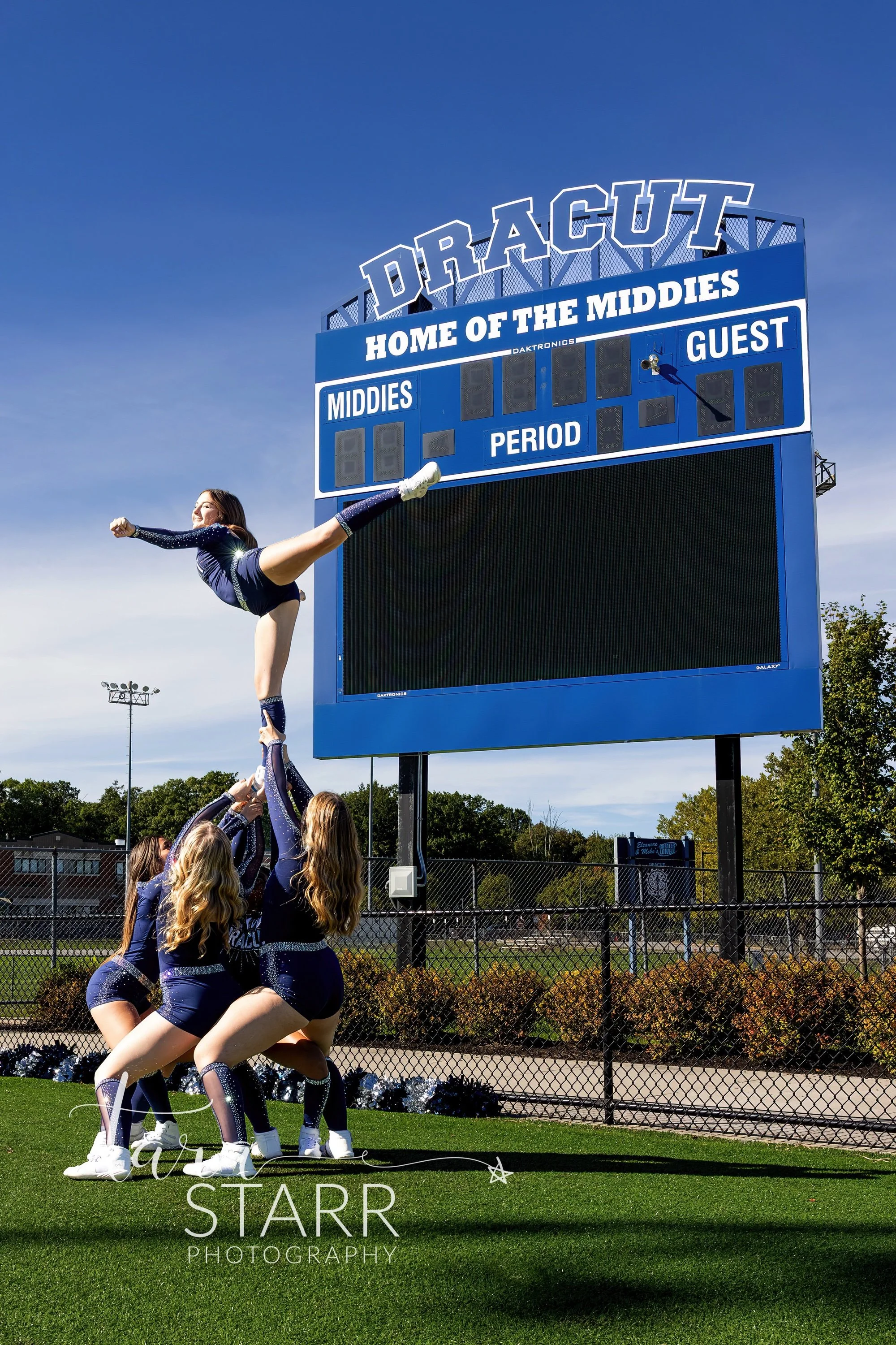 Varsity Cheerleading Team Media Day