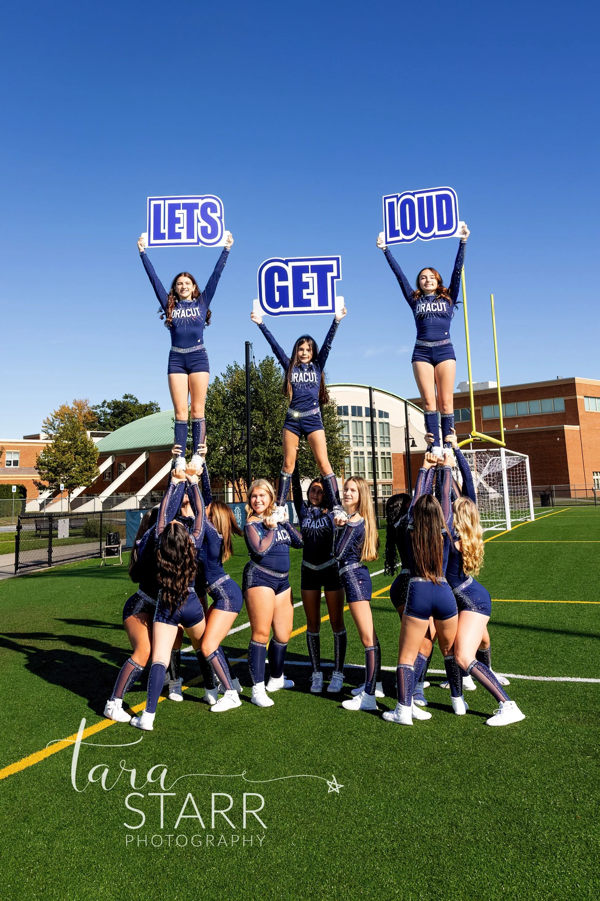 Varsity Cheerleading Team Media Day