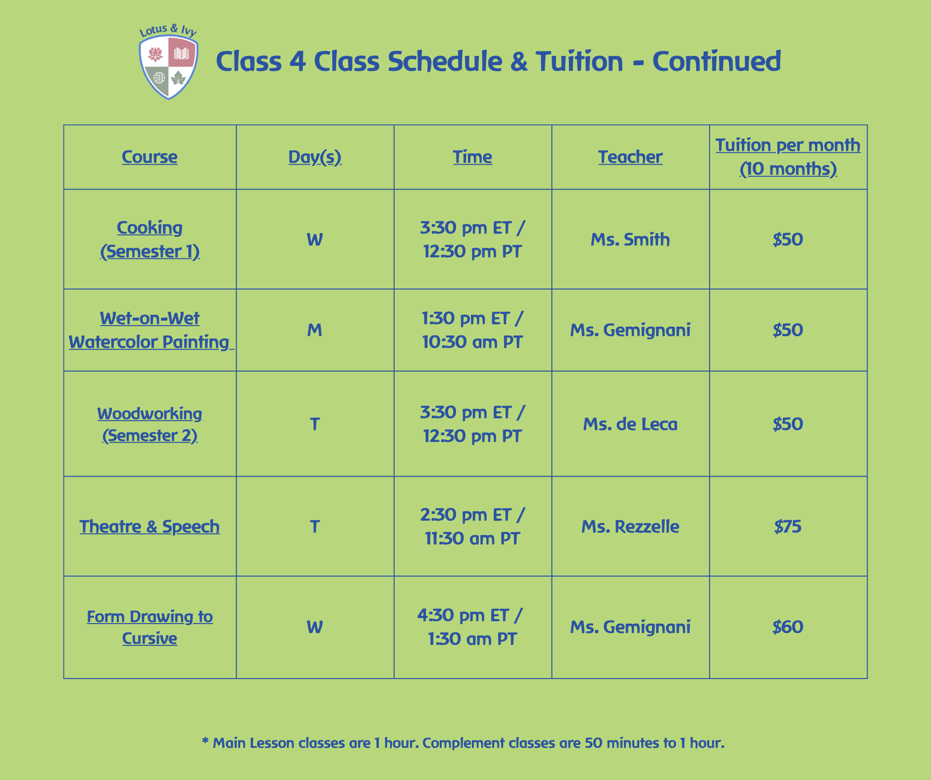24 25 Class Catalog Lotus Ivy 24-25-class-catalog-lotus-ivy