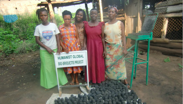 Buhanga Thuligahuma Women’s Group in Uganda received $300 to start a Bio-Briquette Business.