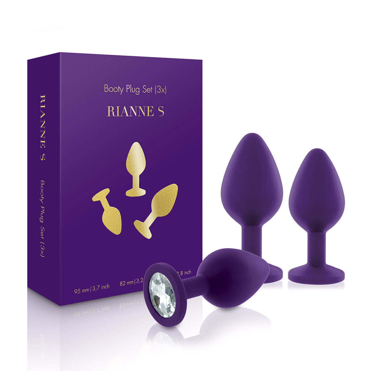 RIanne S Booty Plug Set 3-Pack Kink Or Toys RIanne S Booty Plug Set 3-Pack Kink Or Toys