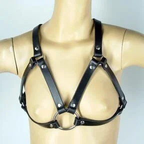 Axovus Leather Bra Style Harness 