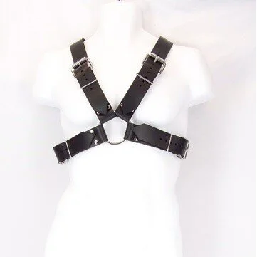 Axovus Leather Bondage X-Harness 