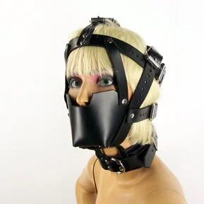 Axovus Leather Bondage Hood