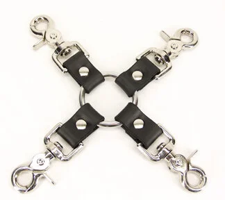 Axovus Leather Hog Tie with Snaps