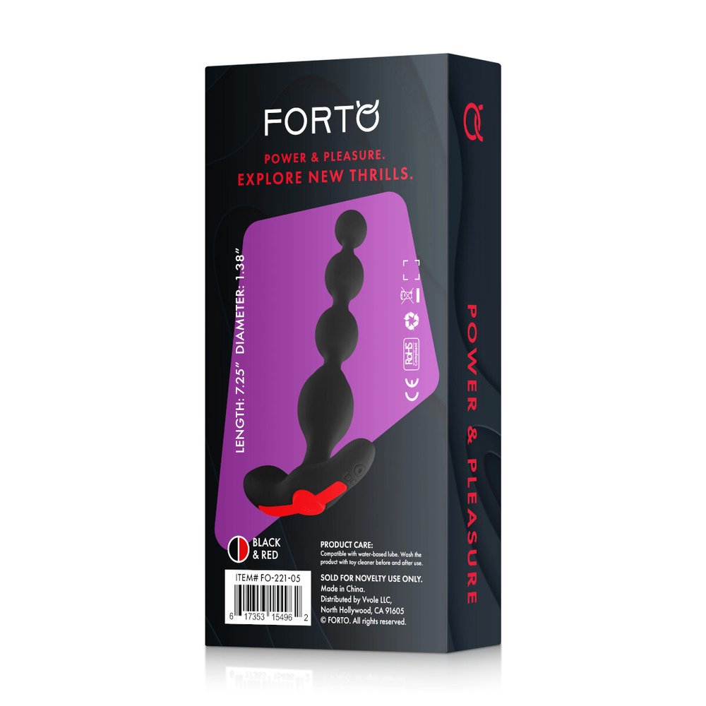 FORTO Vibrating Anal Beads  Kink Or Toys