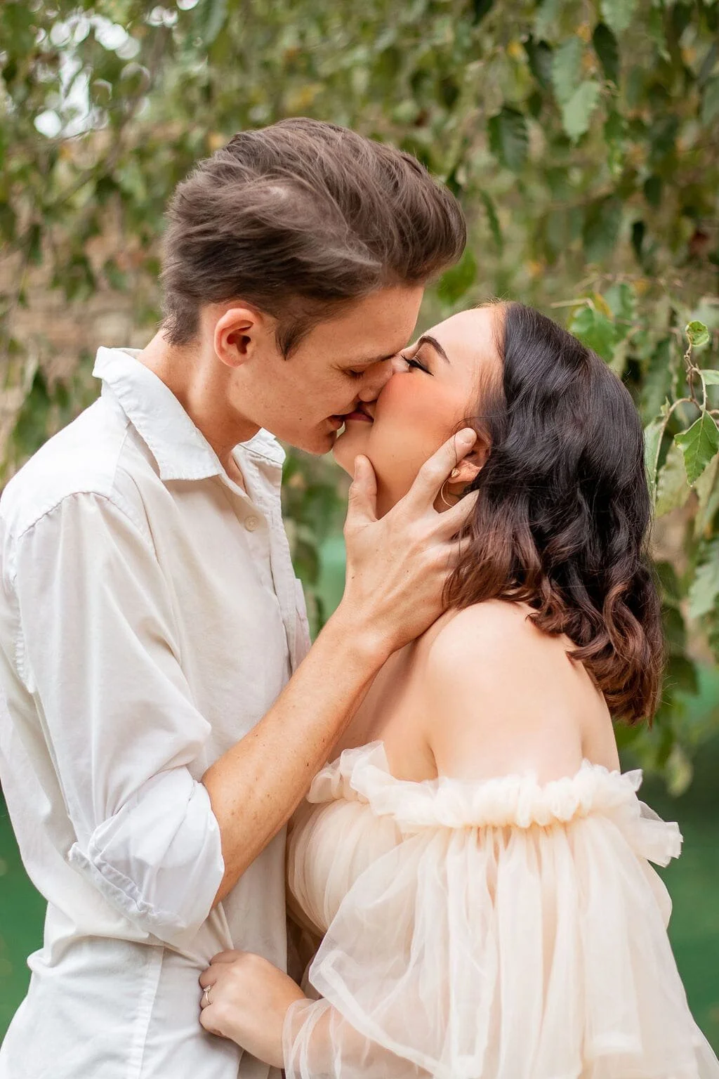 Sky and Patrick's Engagement Session at Freedom Park, Charlotte NC