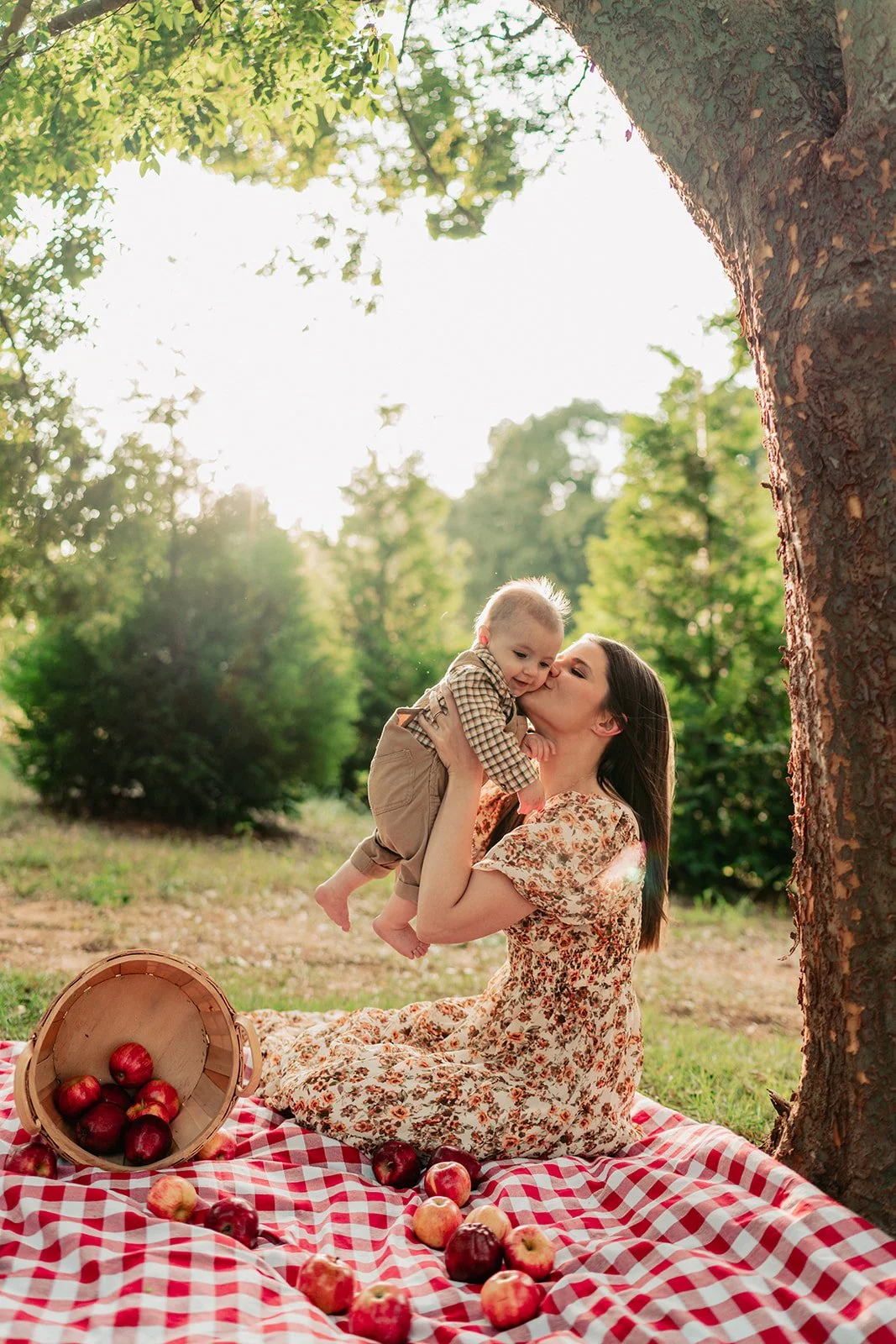 Fall & Christmas Mini Hybrid Sessions at the Greenway of Antiquity