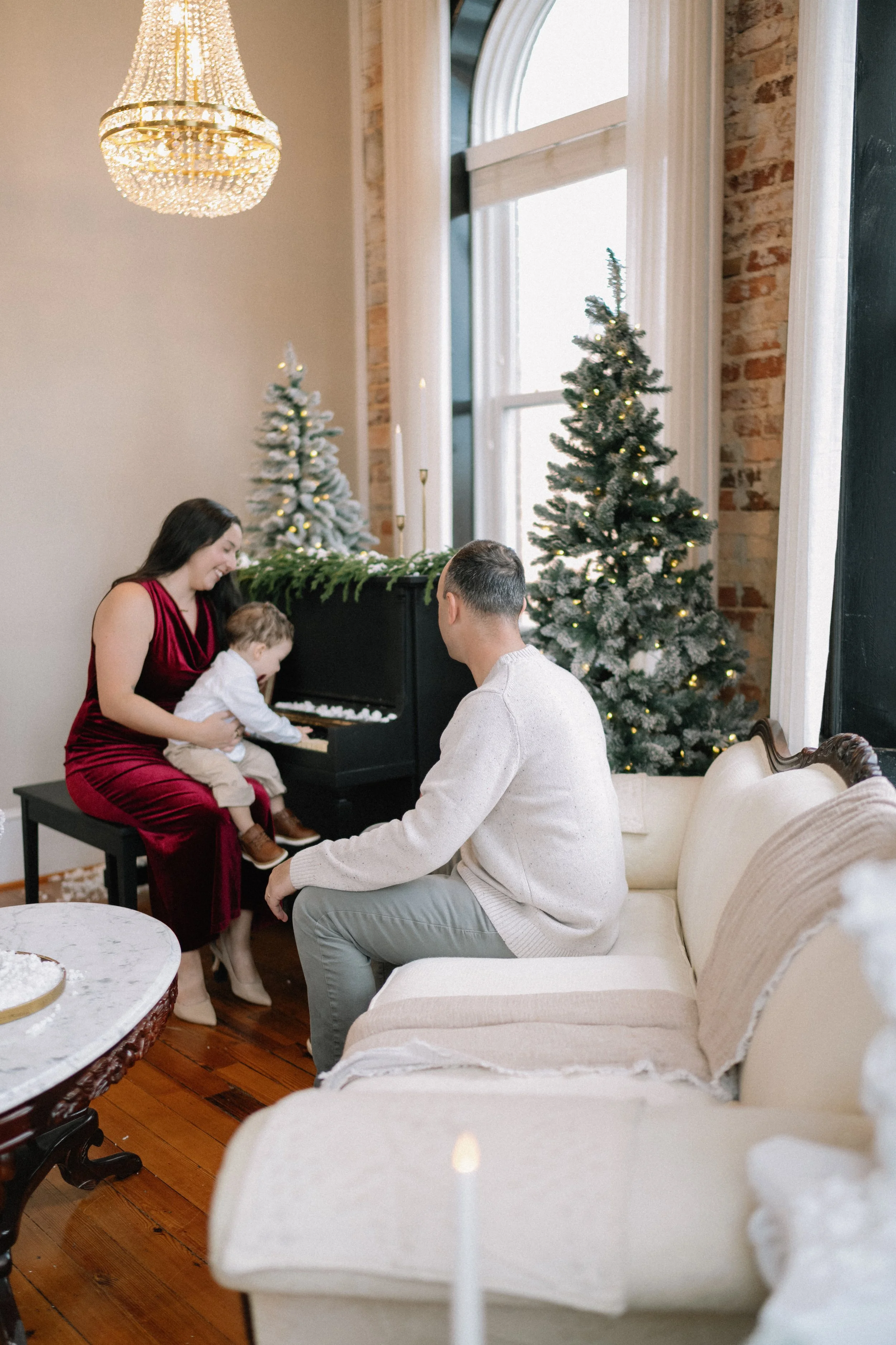 A Winter Sonata Christmas Mini Sessions in Mooresville NC 