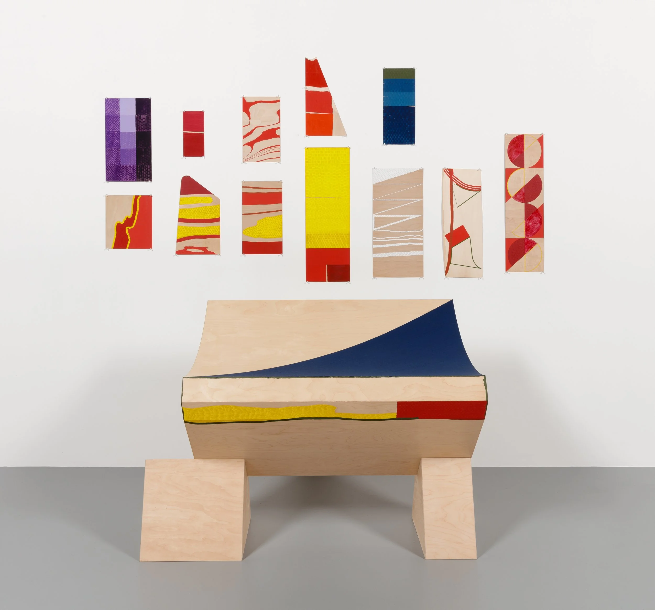 Second Shape IV with Color Variations, 2018