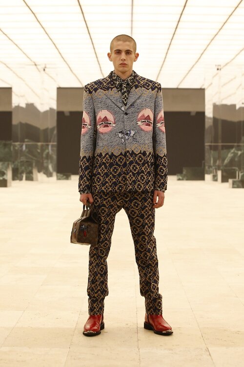 Jerry Lorenzo attending the Louis Vuitton runway show during Men s Fashion  Week in Paris - Jan