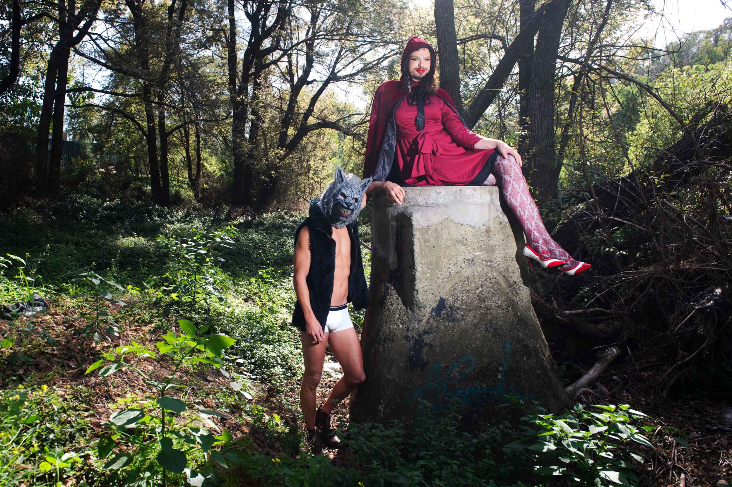  Promo images for ‘Red Riding Hood’, Simon Morrison-Baldwin, 2015. 