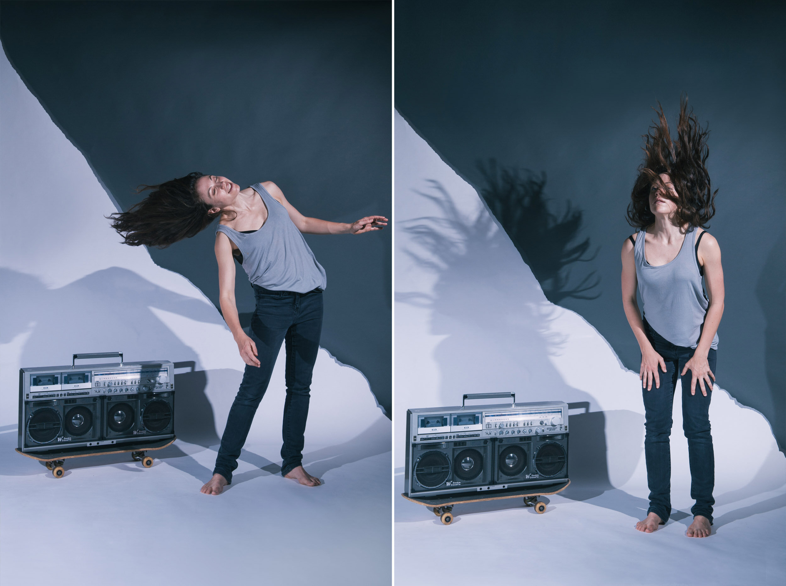  Promo images for ‘Piece for Person and Ghetto Blaster’, Nicola Gunn, 2015. 