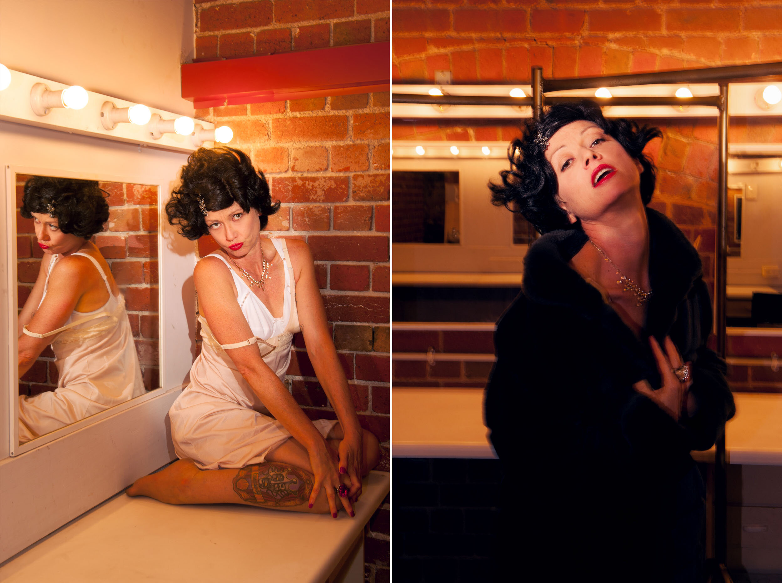  Promo images for ‘Elizabeth Taylor is My Mother’, Susie Hardgrave, 2015. 