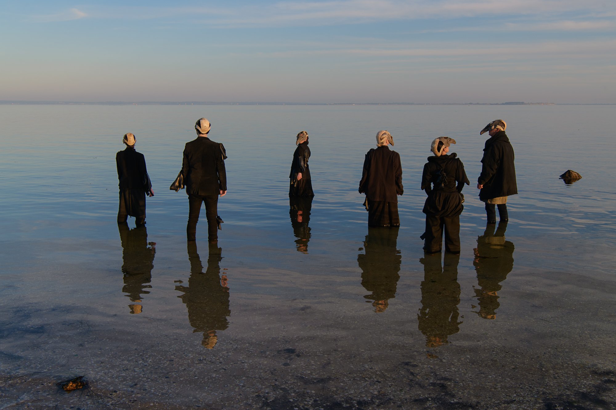 Promo and exhibition images for ‘Ravens’ Blink Dance Theatre, 2023.