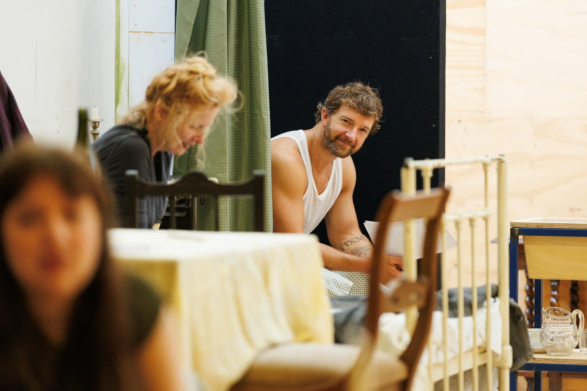  Rehearsal photography for ‘The Glass Menagerie’, Melbourne Theatre Company, 2026. 