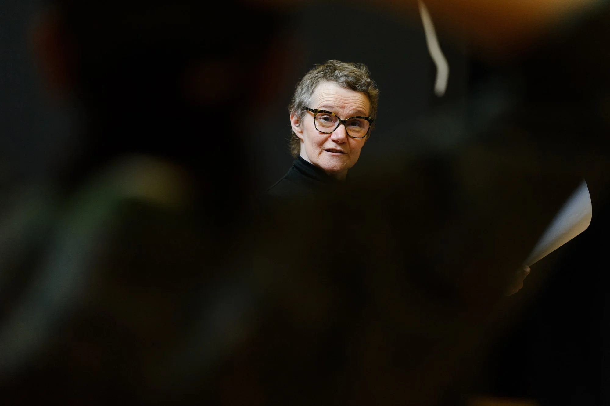  Rehearsal photography for ‘Dying: A Memoir’, Melbourne Theatre Company, 2025. 