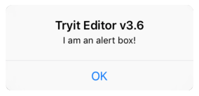 JavaScript Alert