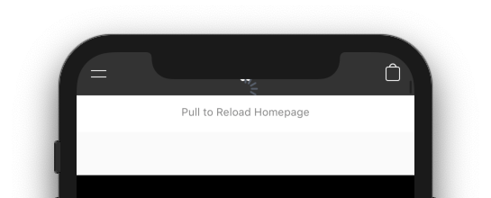 Pull to Reload Homepage URL