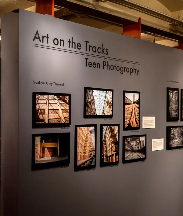 Art on the Tracks: Teens Photograph Forgotten Railways Exhibition, New York Transit Museum, Brooklyn, NY