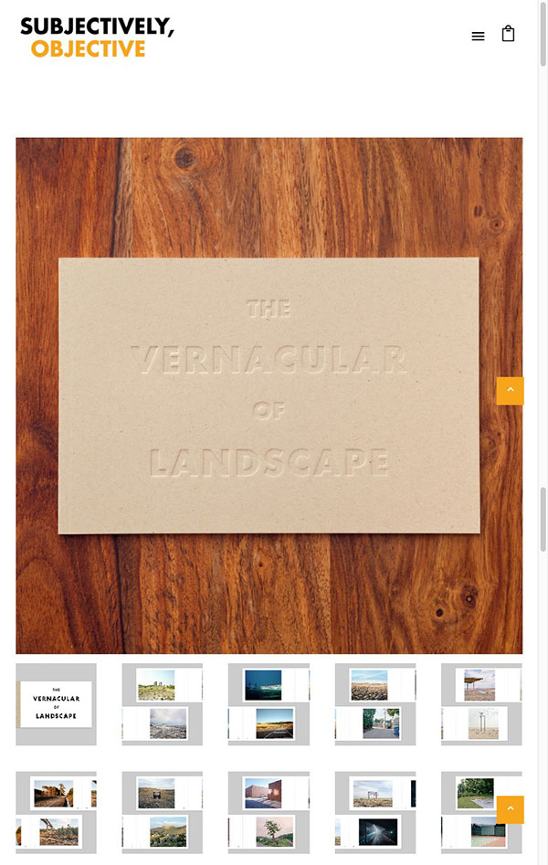 The Vernacular of Landscape, Subjectively, Objective