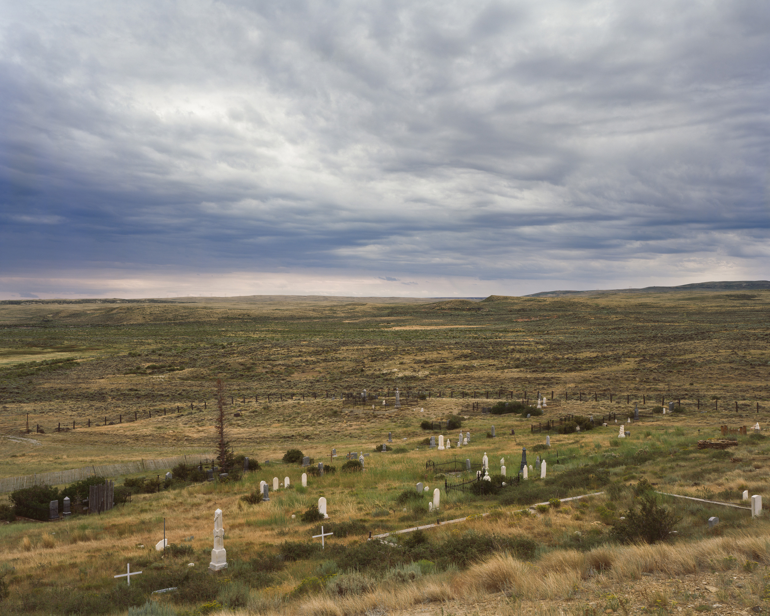 The Cemetery at Old Carbon, Wyoming