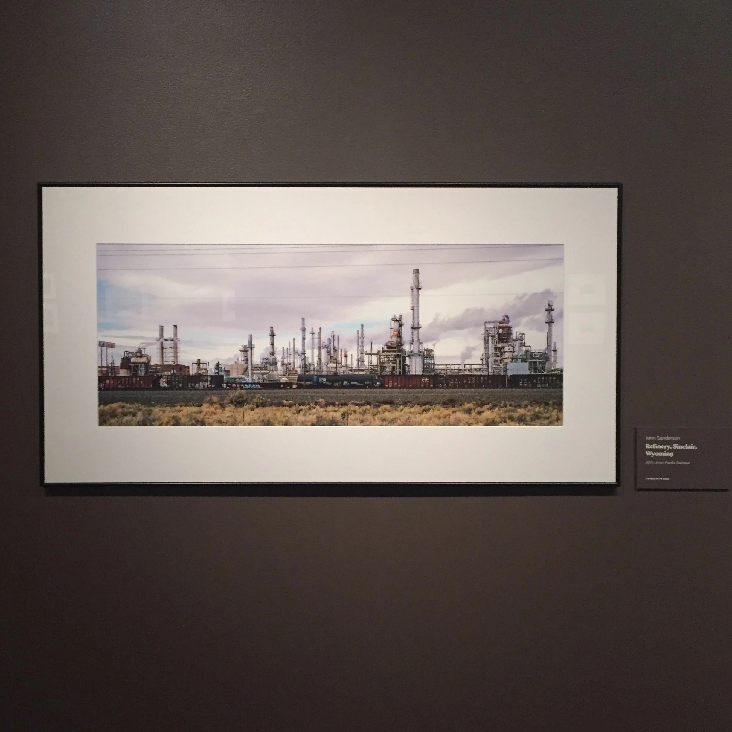 Refinery, Sinclair, Wyoming installation view