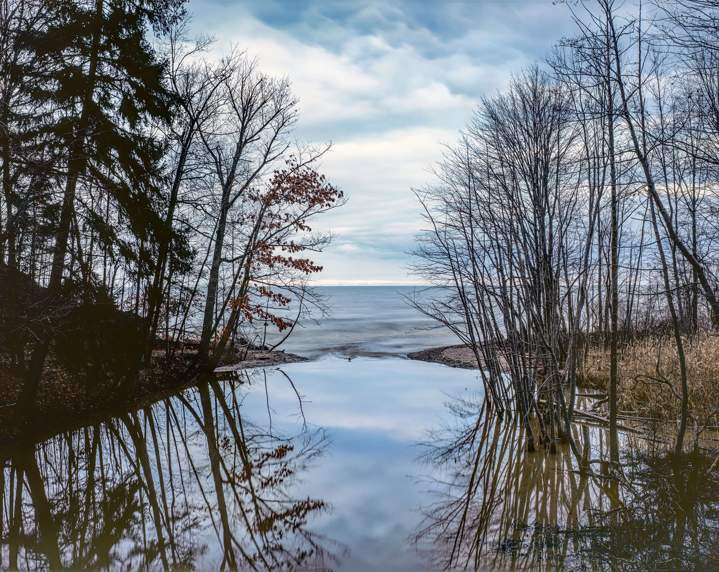 View of Lake Erie, Geneva-on-the-Lake, Ohio