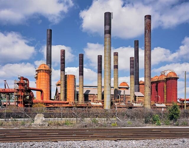 Sloss Furnaces, Birmingham,  Alabama (2015) from the 'Railroad Landscapes' project. 
#railroadlandscapes #8x10photography #e100g #madewithkodak #urbanlandscape #urbanautica #industrialdesign #onboooooom #phroommagazine #architecturephotography #8x10v