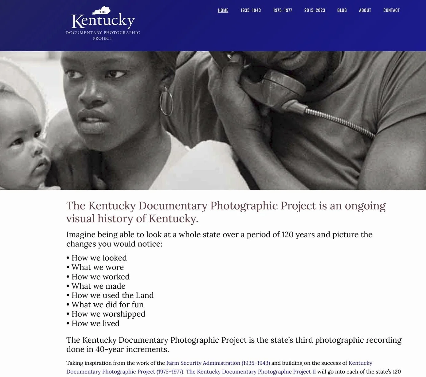Commission, Kentucky Documentary Photography Project, 2022