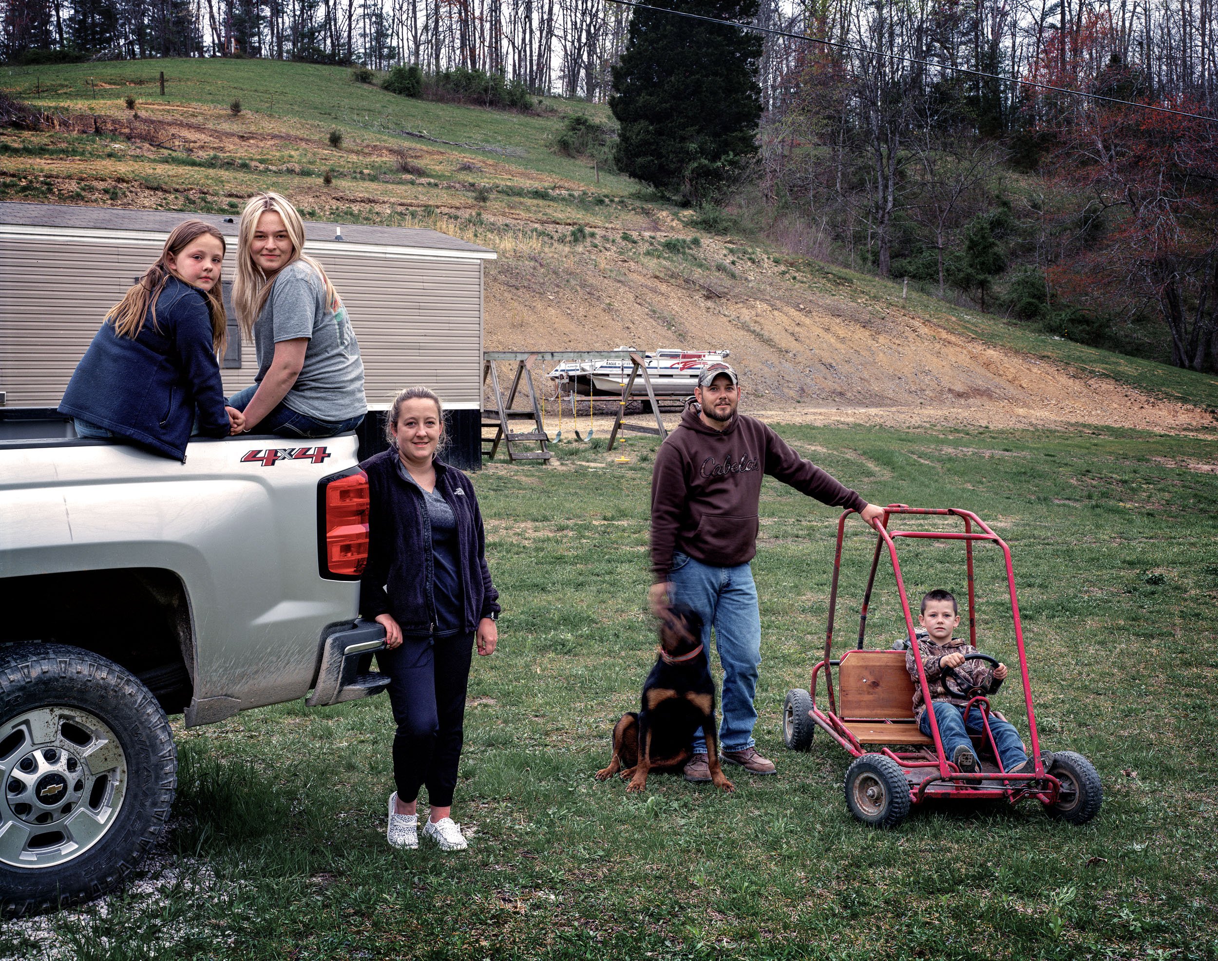 Boy with Go-Kart, Lyon County, Kentucky